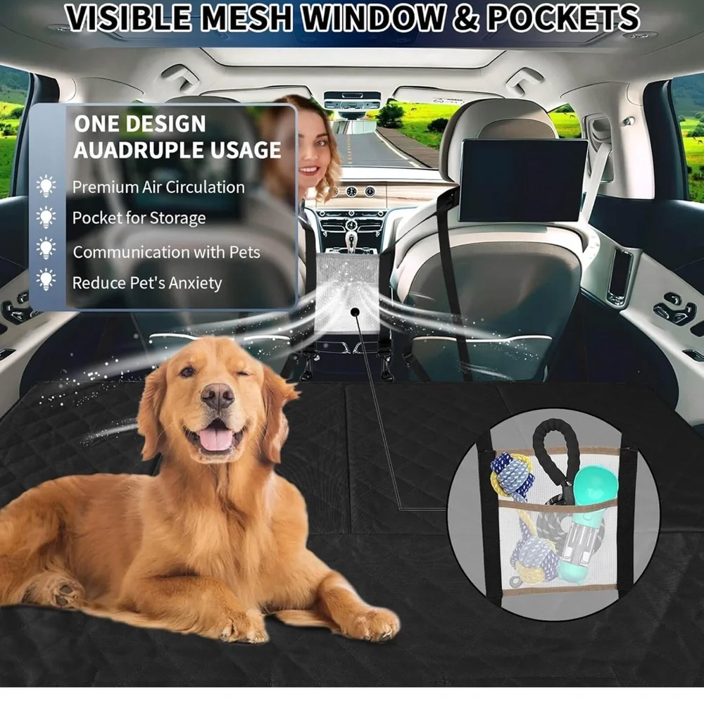 Purefit Black Dog Car Seat Covers NWT size 53x48 black